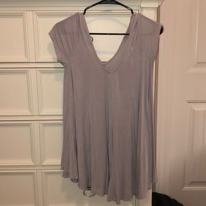 Light grey/purple top